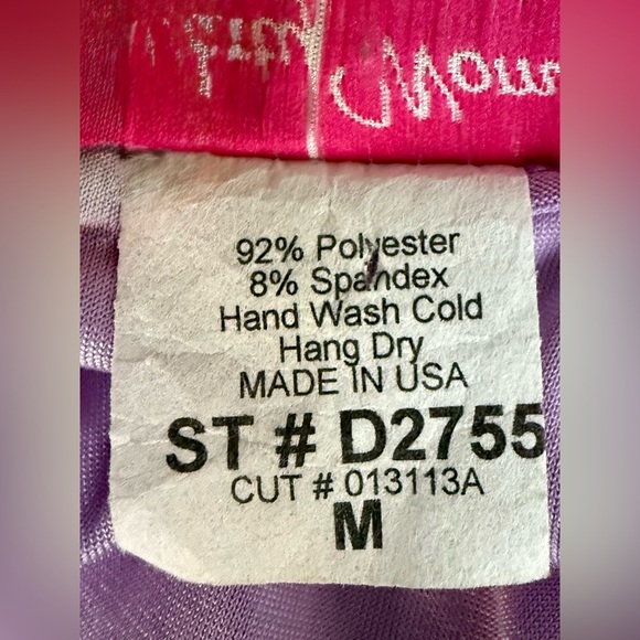 Pretty Woman Lavender Tiered Ruffle Sleeveless Dress Made in USA M 🪻 - Picture 5 of 9